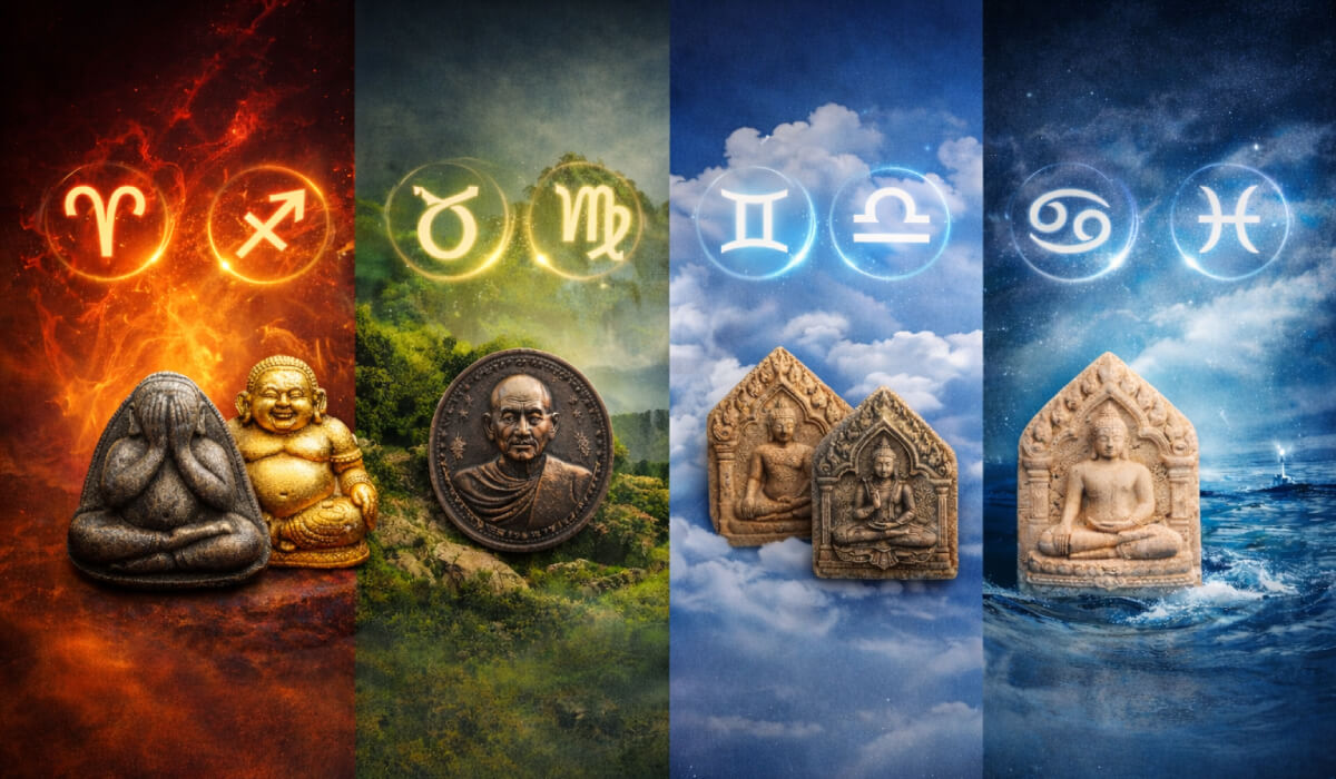 พระเครื่องสายการเงิน เลือกยังไงให้ตรงกับราศี เสริมโชคลาภและการค้าขาย