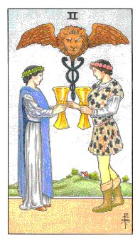 THE TWO OF CUPS