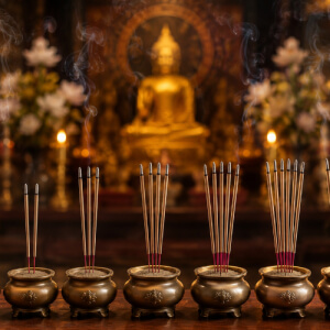 จุดธูปกี่ดอก แต่ละจำนวนหมายถึงอะไร ไหว้พระ เจ้าที่ ขอพร ใช้กี่ดอกดี